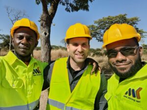 Visite des partenaires Geologue australiens
